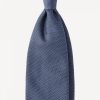 Herre Viola Milano Slips Og Sloyfer | Grenadine Garza Fina Unlined Tie Sea