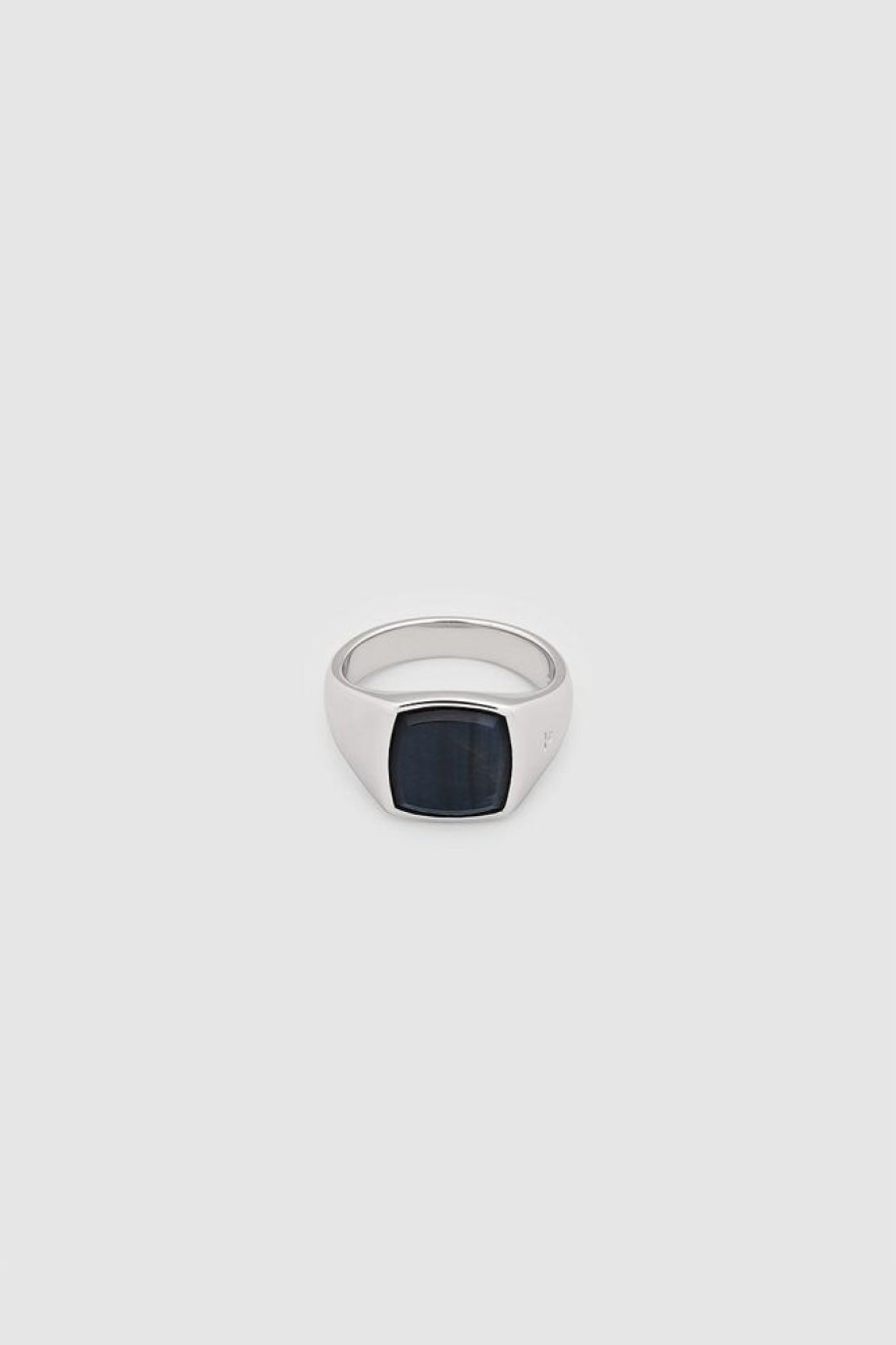 Herre Tom Wood Jewelry | Kay Ring Blue Hawk Eye