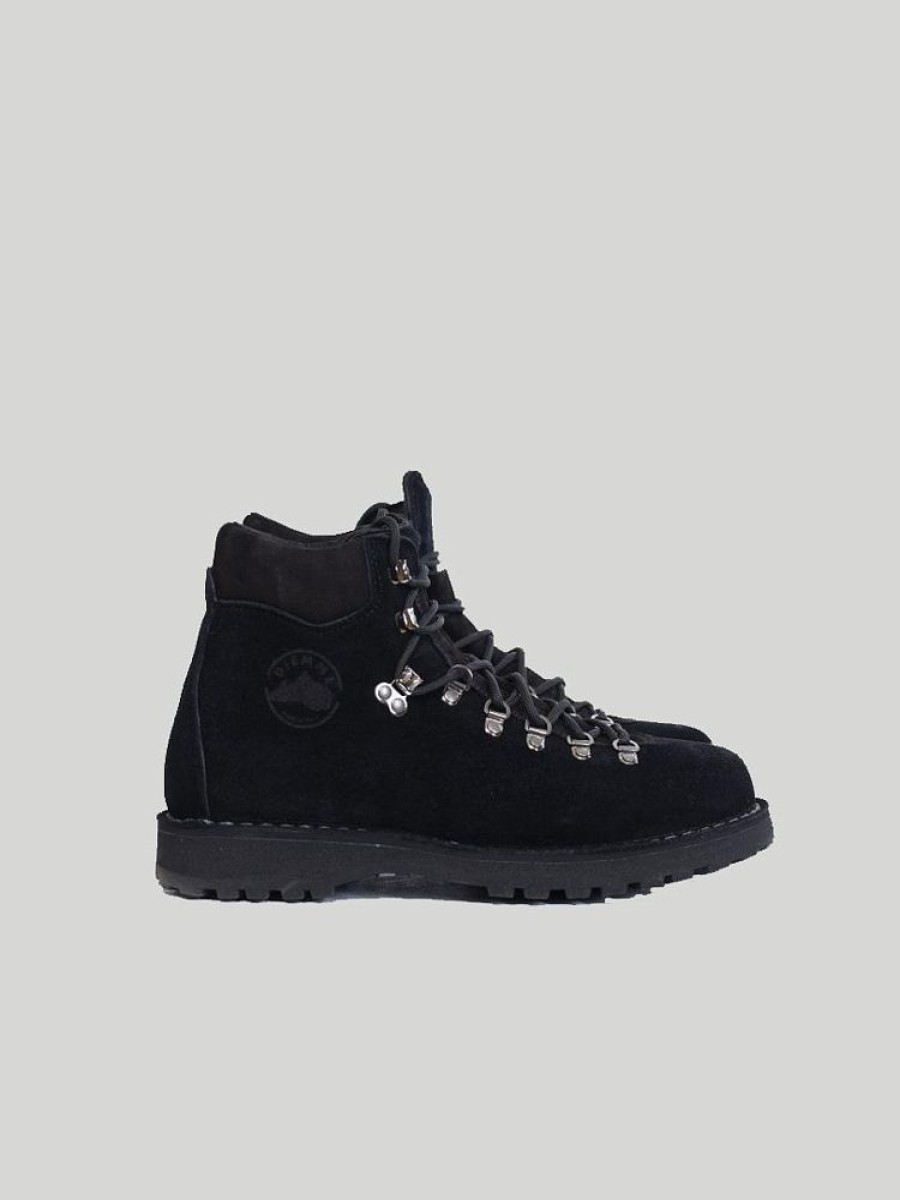 Dame Diemme Vintersko | Roccia Vet Black Suede Shearling