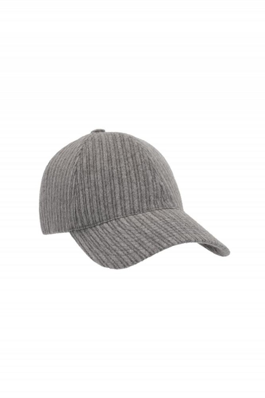 Herre Varsity Headwear Capser | Grey Corduroy Wool Soft Front