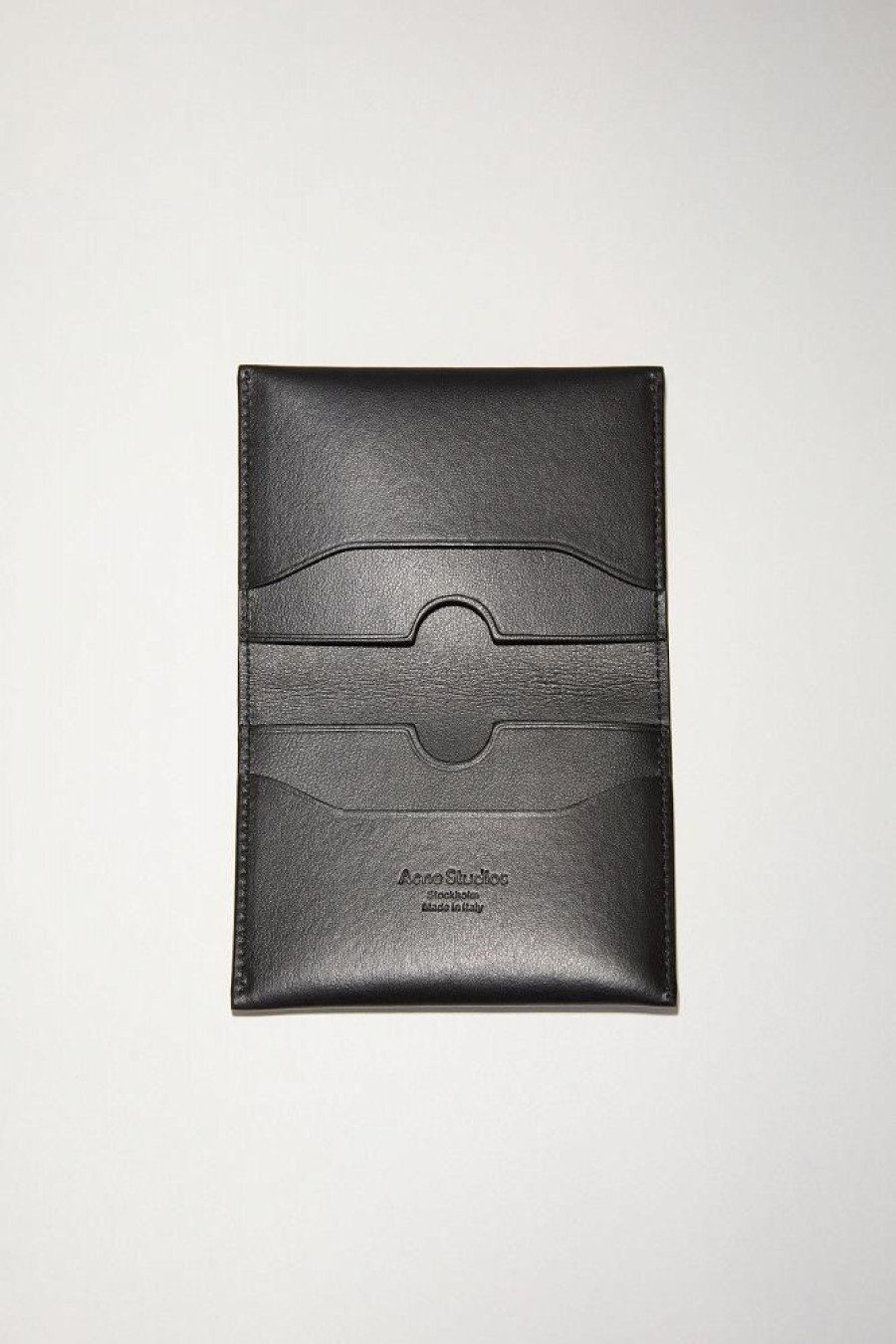 Herre Acne Studios Lommeboker | Folded Card Holder Black