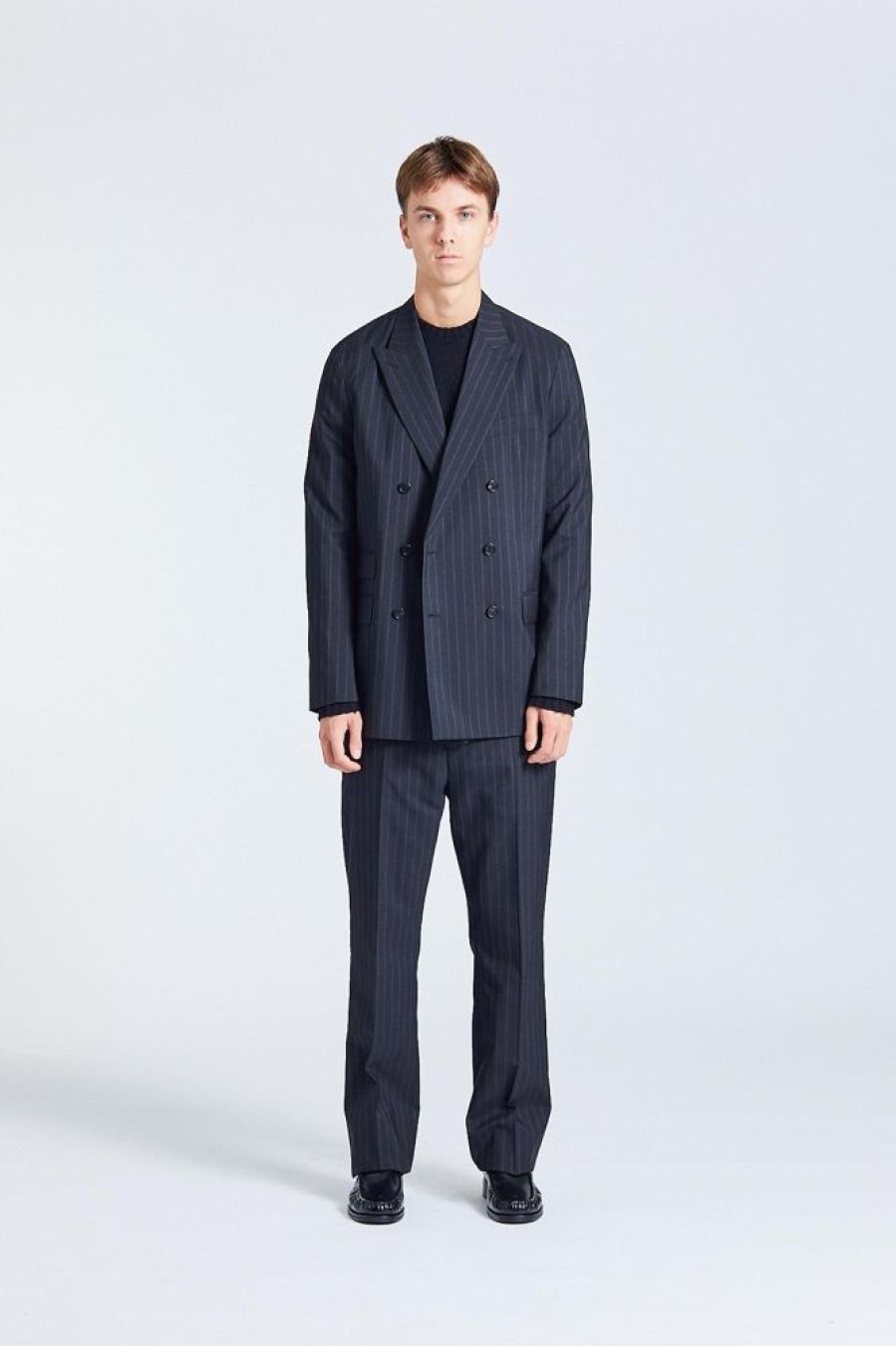 Herre Acne Studios Blazere | Fn-Mn-Suit000357 Black/Grey