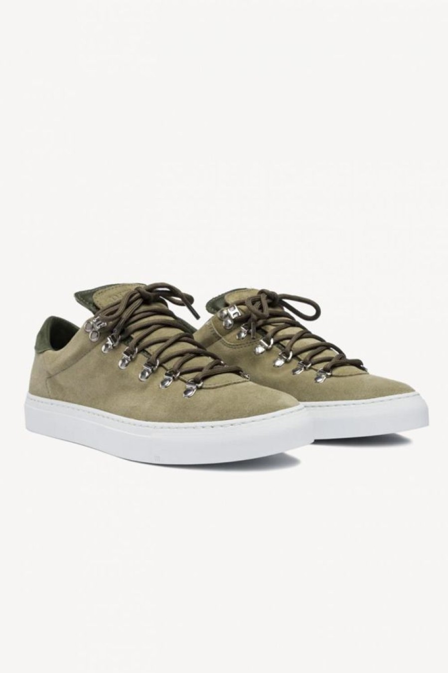 Herre Diemme Skinnsko | Marostica Low Olive Suede