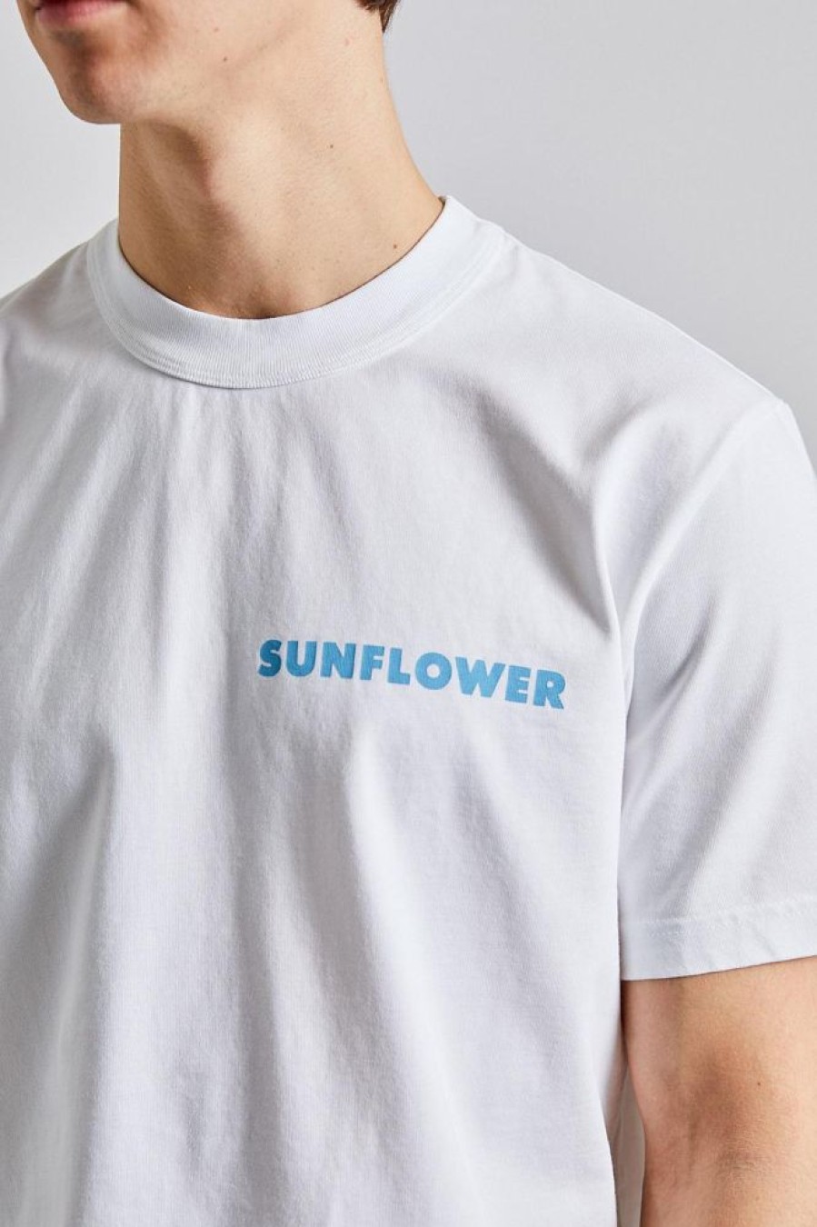 Herre SUNFLOWER T-Skjorter | Master Logo Tee Ss White