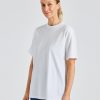 Dame Toteme T-Skjorter | Straight Cotton Tee Off -White