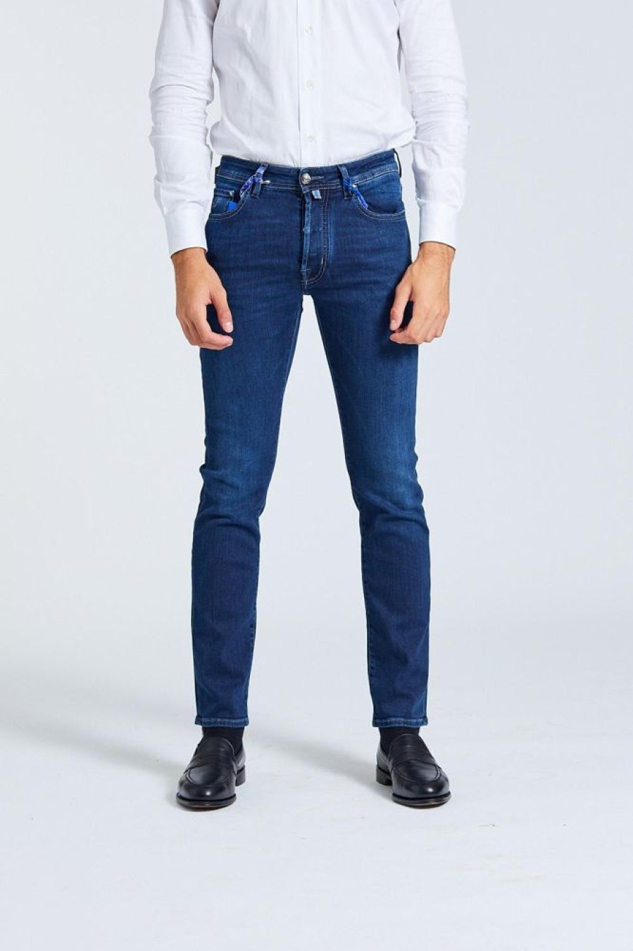 Herre Jacob Cohën Jeans | Bard 688 Mid Blue Wash Jeans