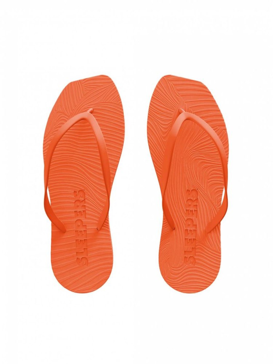 Dame SLEEPERS Sandaler | Tapered Orange