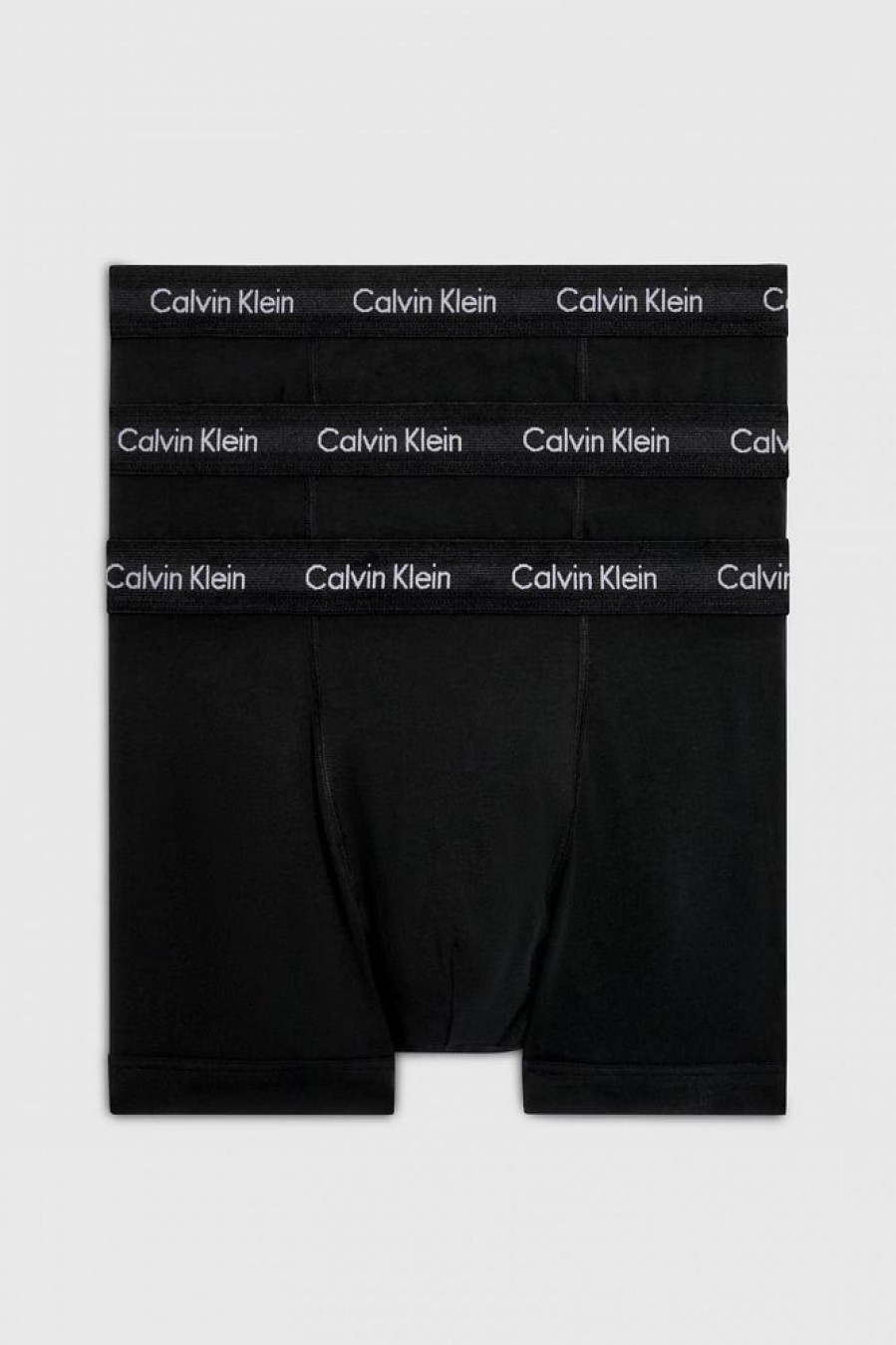 Herre Calvin Klein Sokker Og Undertoy | 3P Trunk Black W. Black Wb