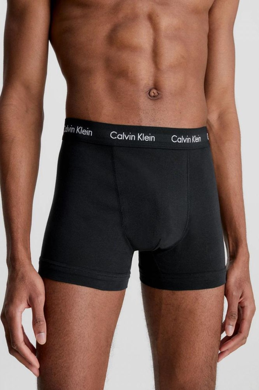 Herre Calvin Klein Sokker Og Undertoy | 3P Trunk Black W. Black Wb