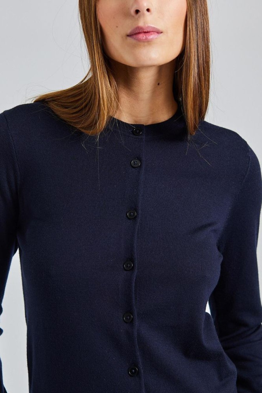 Dame Filippa K Gensere | Merino Short Cardigan Navy