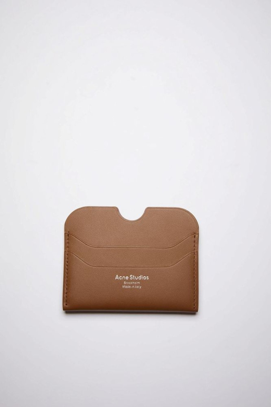 Herre Acne Studios Lommeboker | Card Holder Camel Brown Fn-Ux-Slgs000194