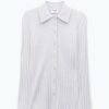 Dame Filippa K Skjorter Og Bluser | Knitted Shirt Light Taupe Melange