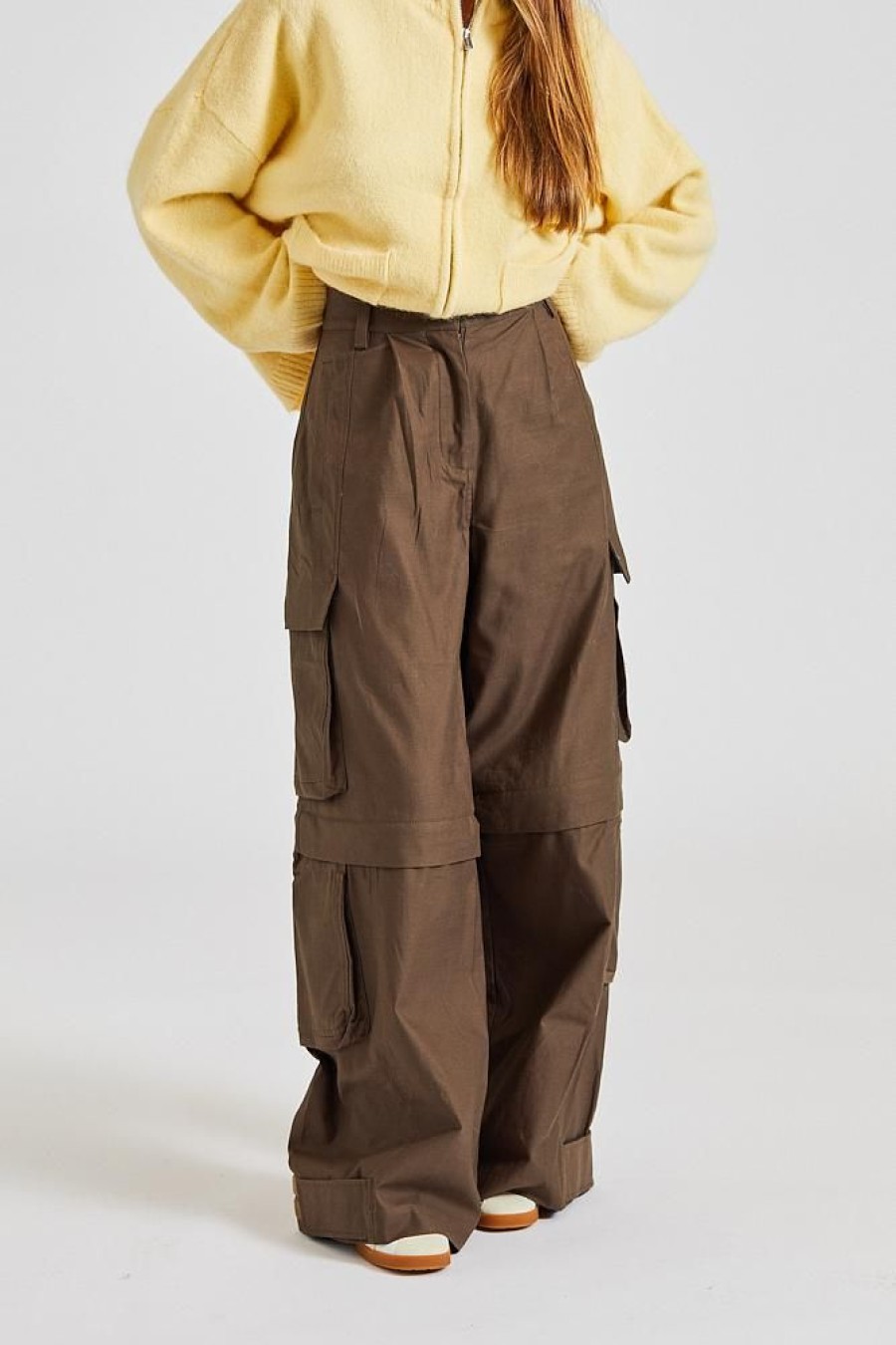 Dame Holzweiler Bukser | Ebba Cargo Trousers Olive Green