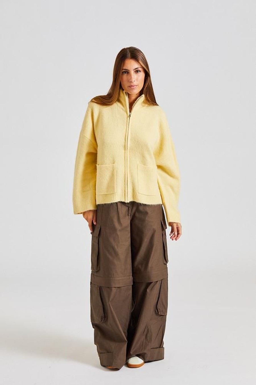 Dame Holzweiler Bukser | Ebba Cargo Trousers Olive Green