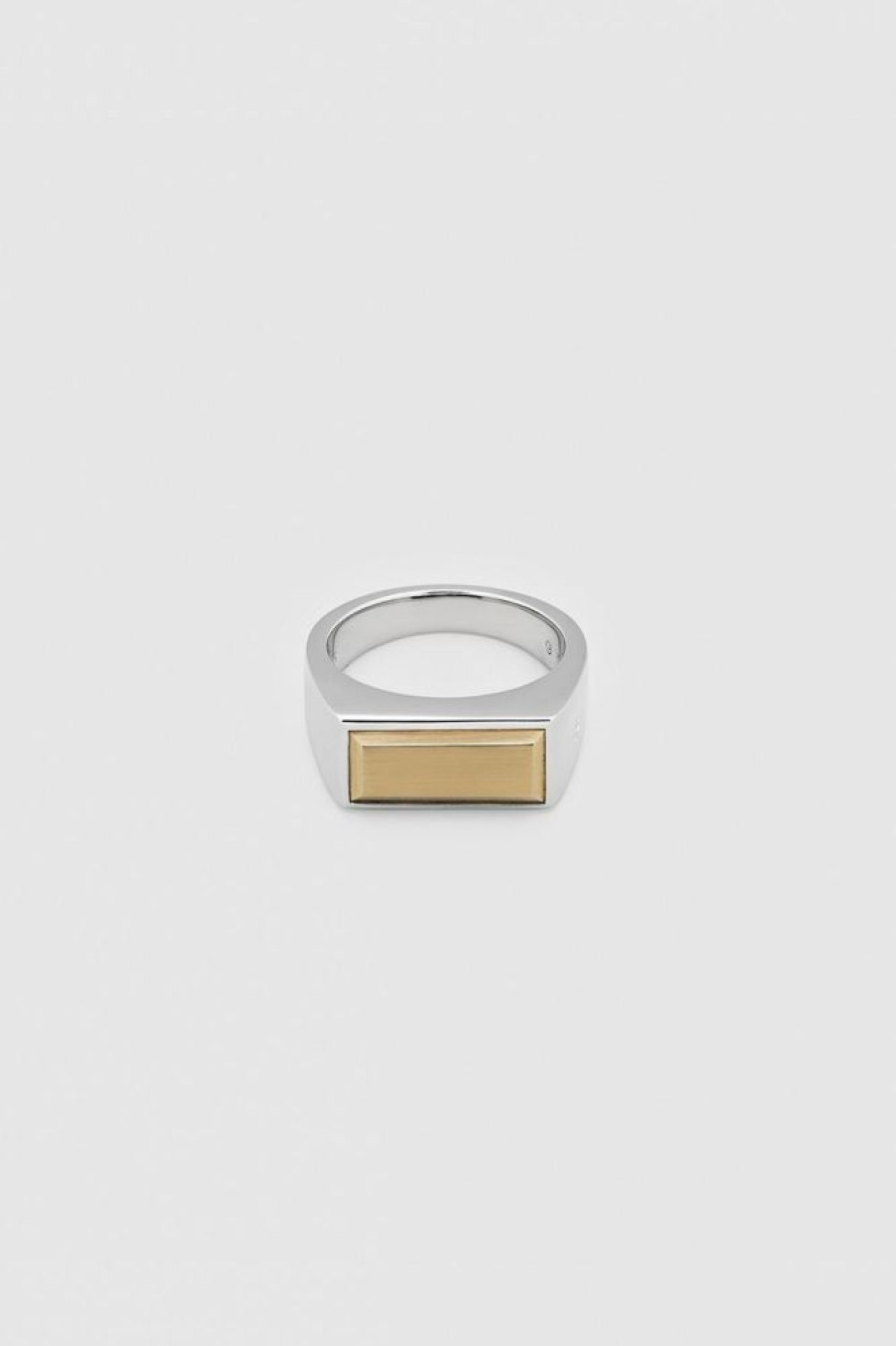 Herre Tom Wood Jewelry | Peaky Ring Gold Top