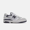 Herre New Balance Sneakers | Bb550Wa1 White/Team Navy