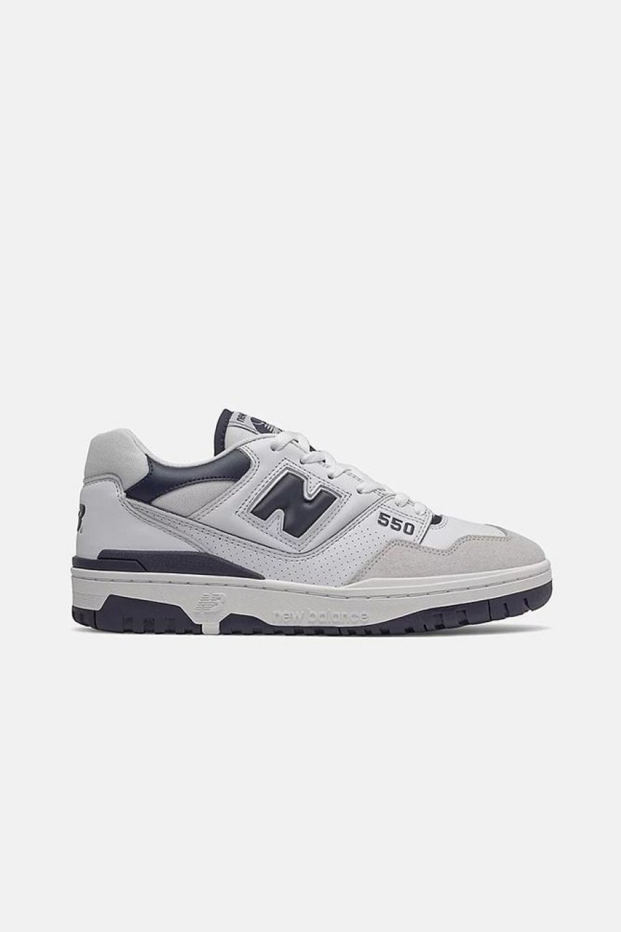 Herre New Balance Sneakers | Bb550Wa1 White/Team Navy