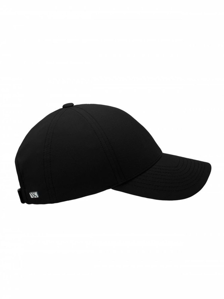 Dame Varsity Headwear Capser Og Hatter | Black Active Tech