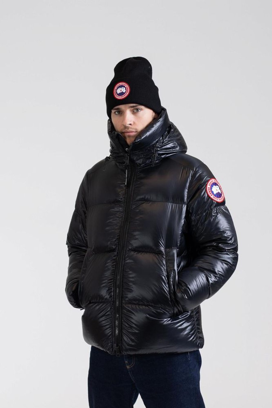 Herre Canada Goose Jakker | Crofton Puffer Black