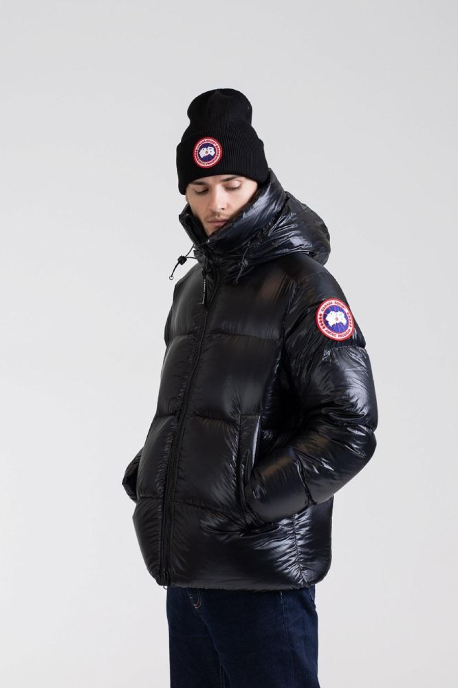 Herre Canada Goose Jakker | Crofton Puffer Black