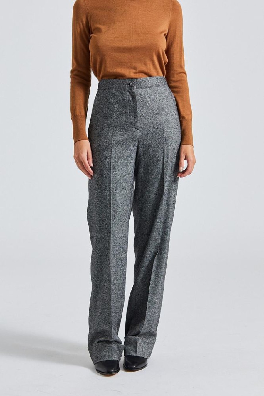 Dame LARDINI Bukser | Smith Trouser Grey