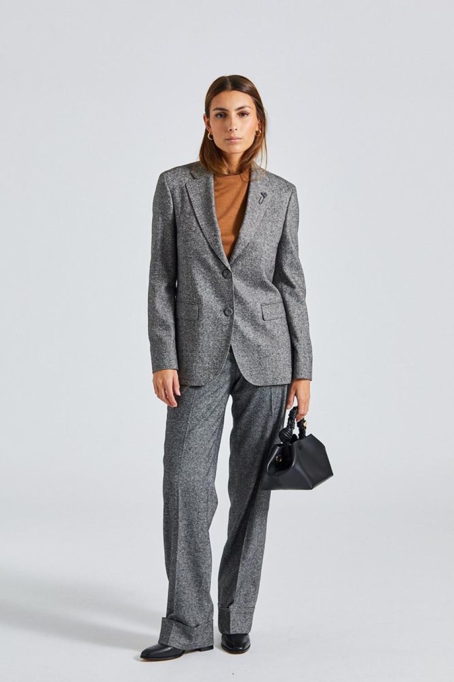 Dame LARDINI Bukser | Smith Trouser Grey