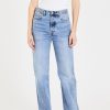 Dame Toteme Jeans | Twisted Seam Denim Full Length Worn Blue