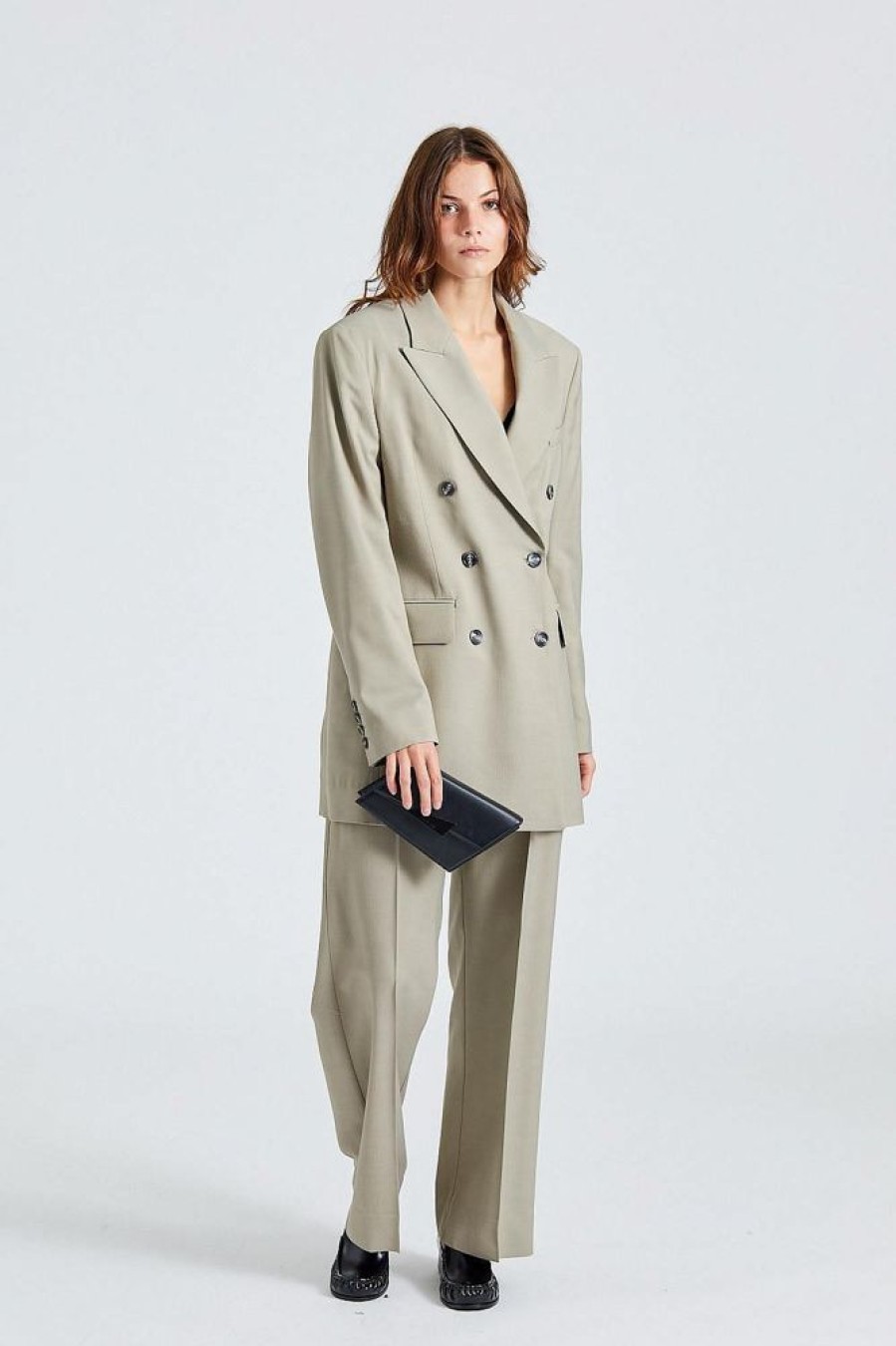 Dame Acne Studios Dresser Og Sett | Acne Studios Suit Dusty Grey