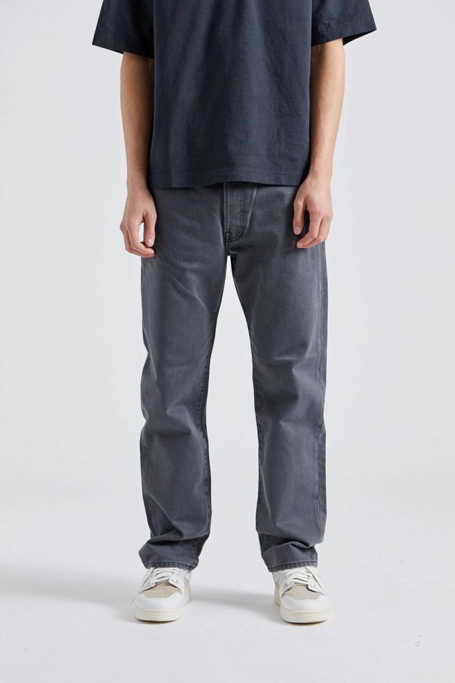 Herre Acne Studios Jeans | Relaxed Fit Jeans Faded Black Acne Studios 2003