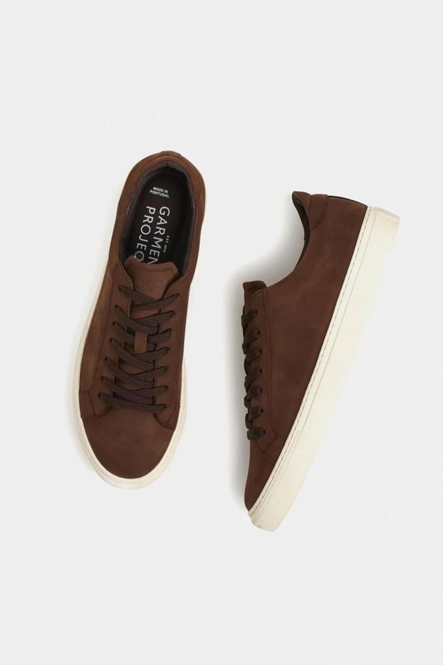 Herre Garment Project Sneakers | Type Dark Brown Nubuck