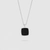 Herre Tom Wood Jewelry | Cushion Pendant Onyx