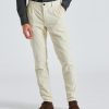 Herre Incotex Bukser | Corduroy Trouser Avorio