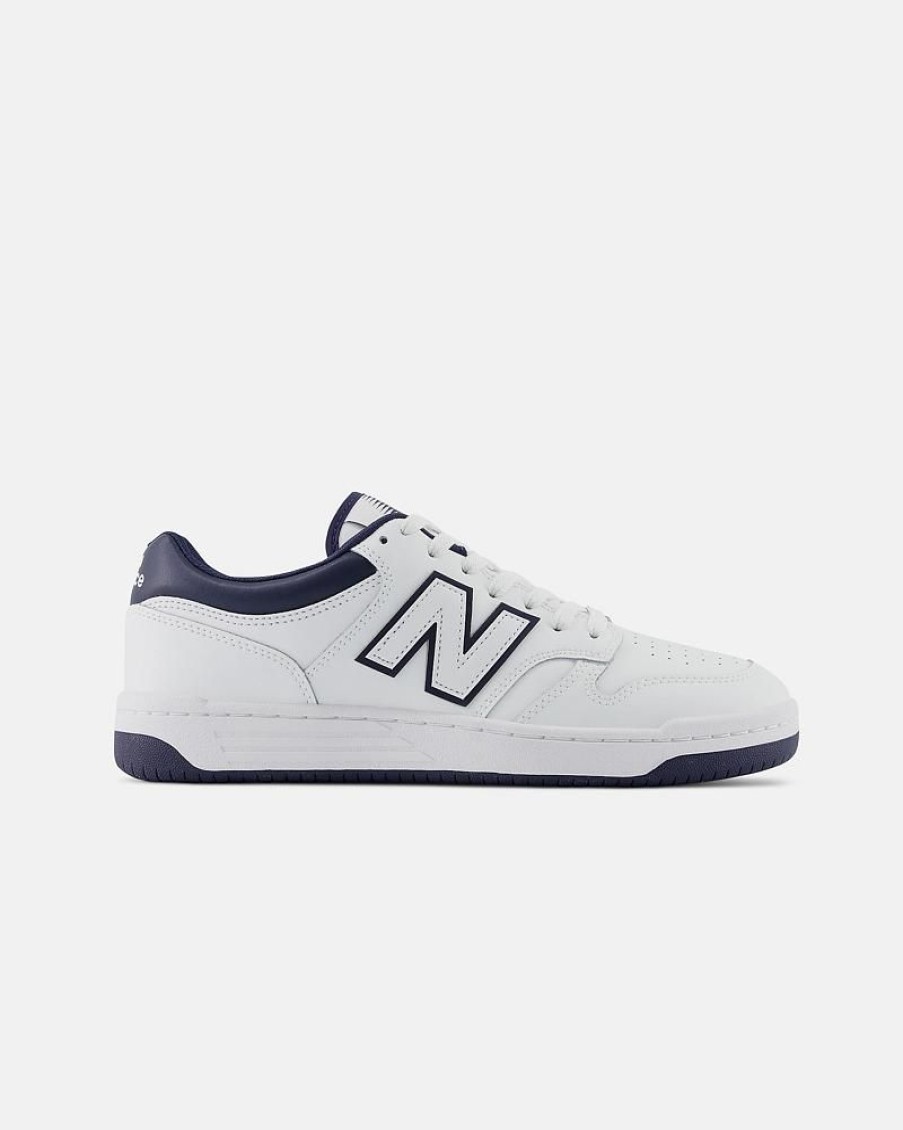 Dame New Balance Sneakers | Bb480Lwn White/Navy (Unisex)