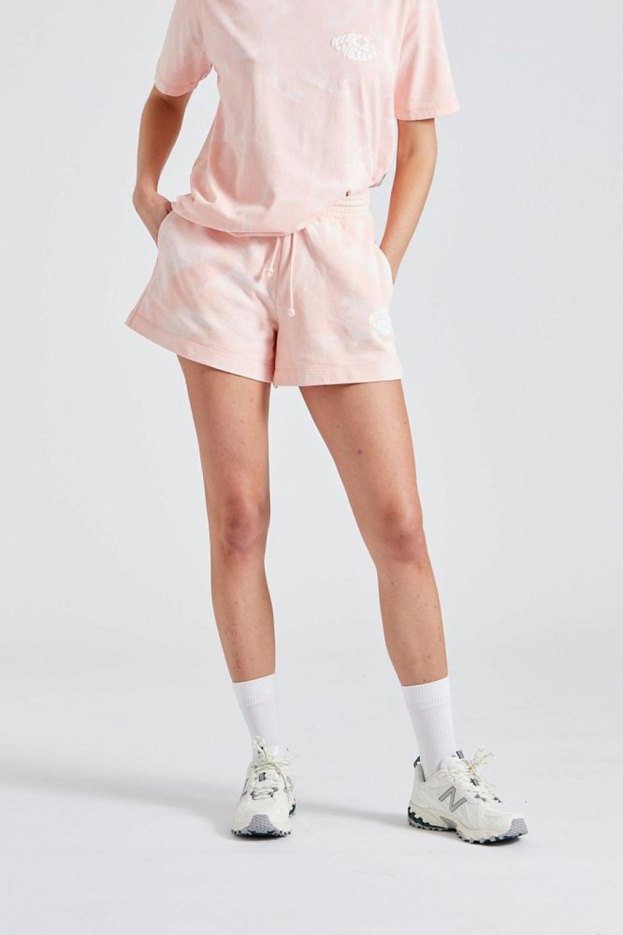 Dame Holzweiler Shorts | Musan Logos Shorts Lt Pink Mix