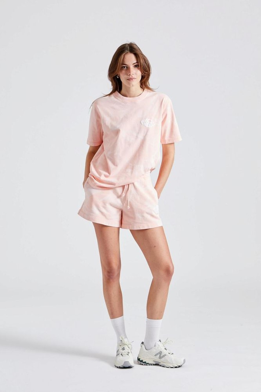 Dame Holzweiler Shorts | Musan Logos Shorts Lt Pink Mix