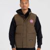 Herre Canada Goose Vester | Freestyle Crew Vest Military Green