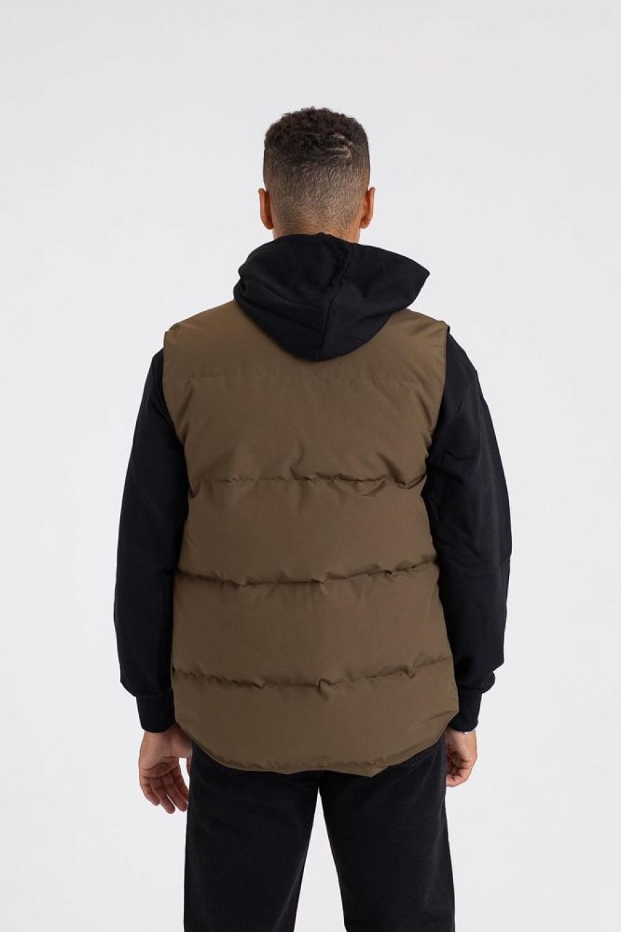 Herre Canada Goose Vester | Freestyle Crew Vest Military Green