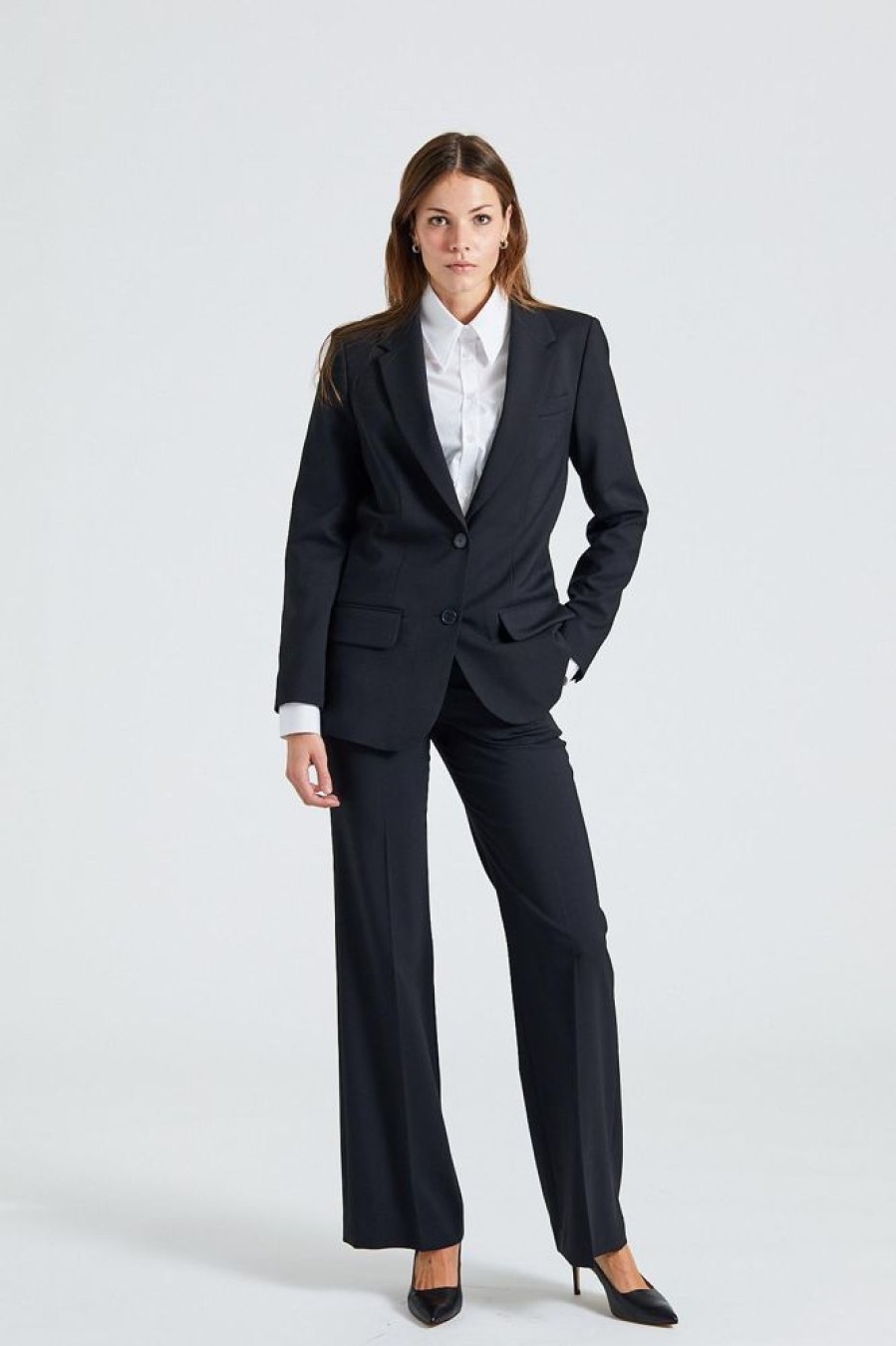 Dame JOSEPH Dresser Og Sett | Jackie Morissey Suit Str Black