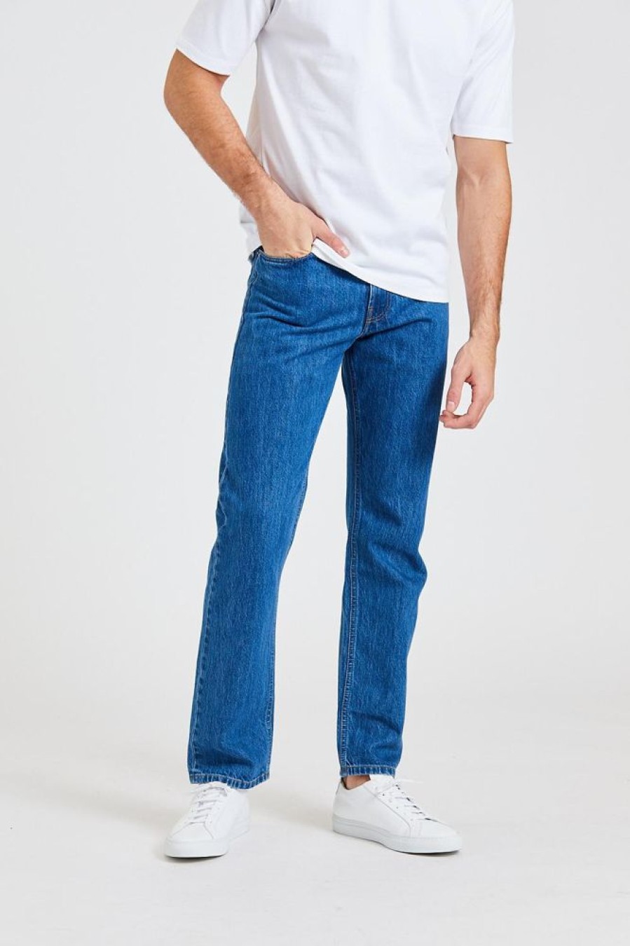 Herre Norse Projects Jeans | Norse Regular Denim Vintage Indigo