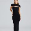 Dame Toteme Kjoler | Slip-Through Knit Dress Black