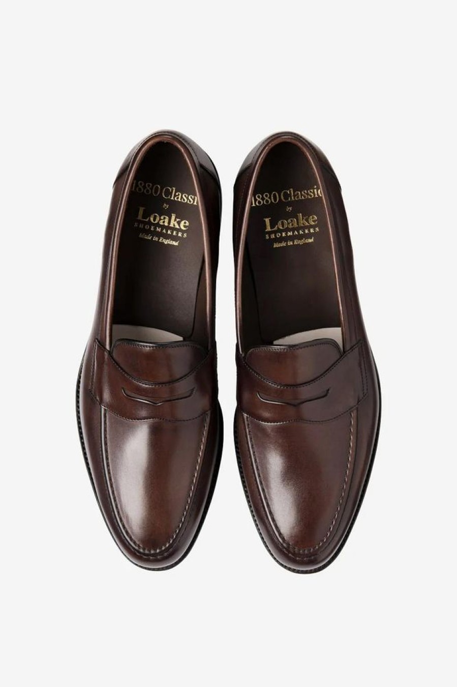 Herre LOAKE Loafers | Hornbeam Walnt