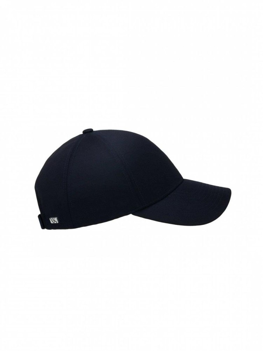 Dame Varsity Headwear Capser Og Hatter | Navy Wool Tech