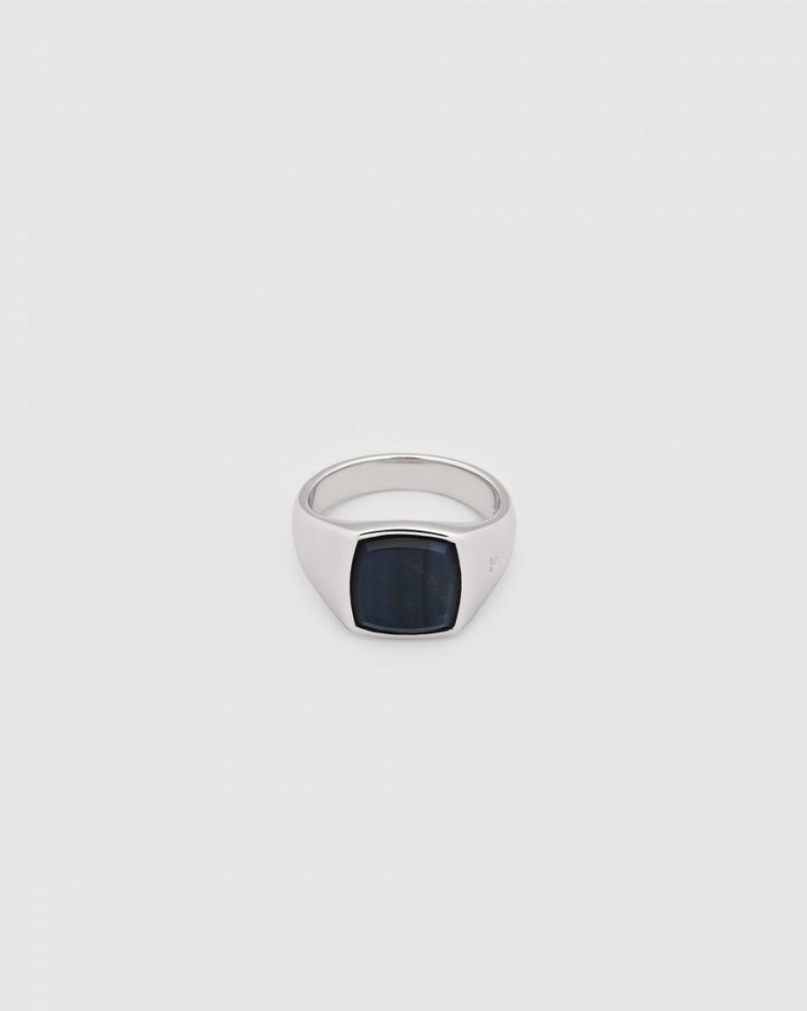 Dame Tom Wood Jewelry | Kay Ring Blue Hawk Eye