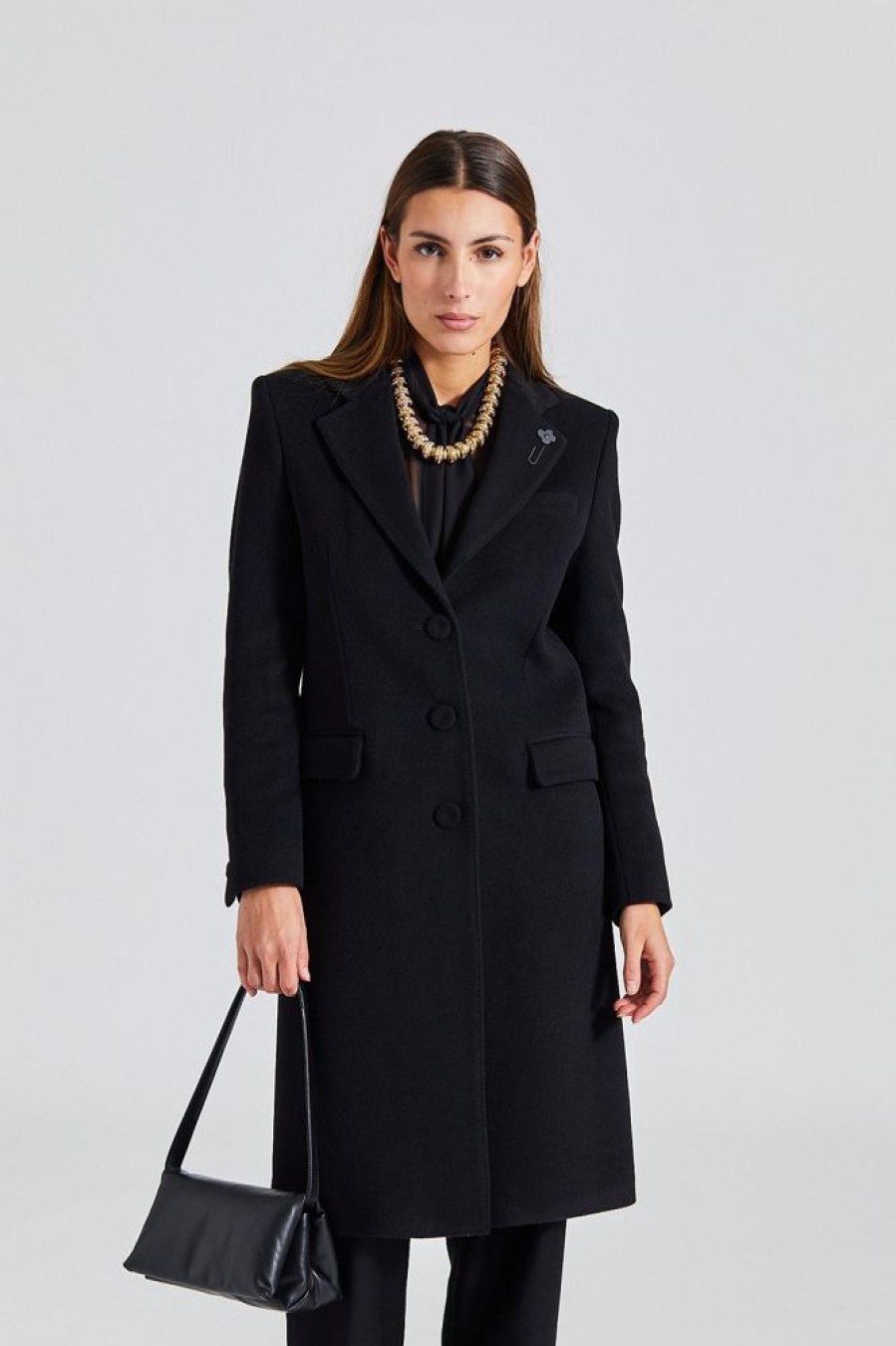 Dame LARDINI Kaper | James Coat Black