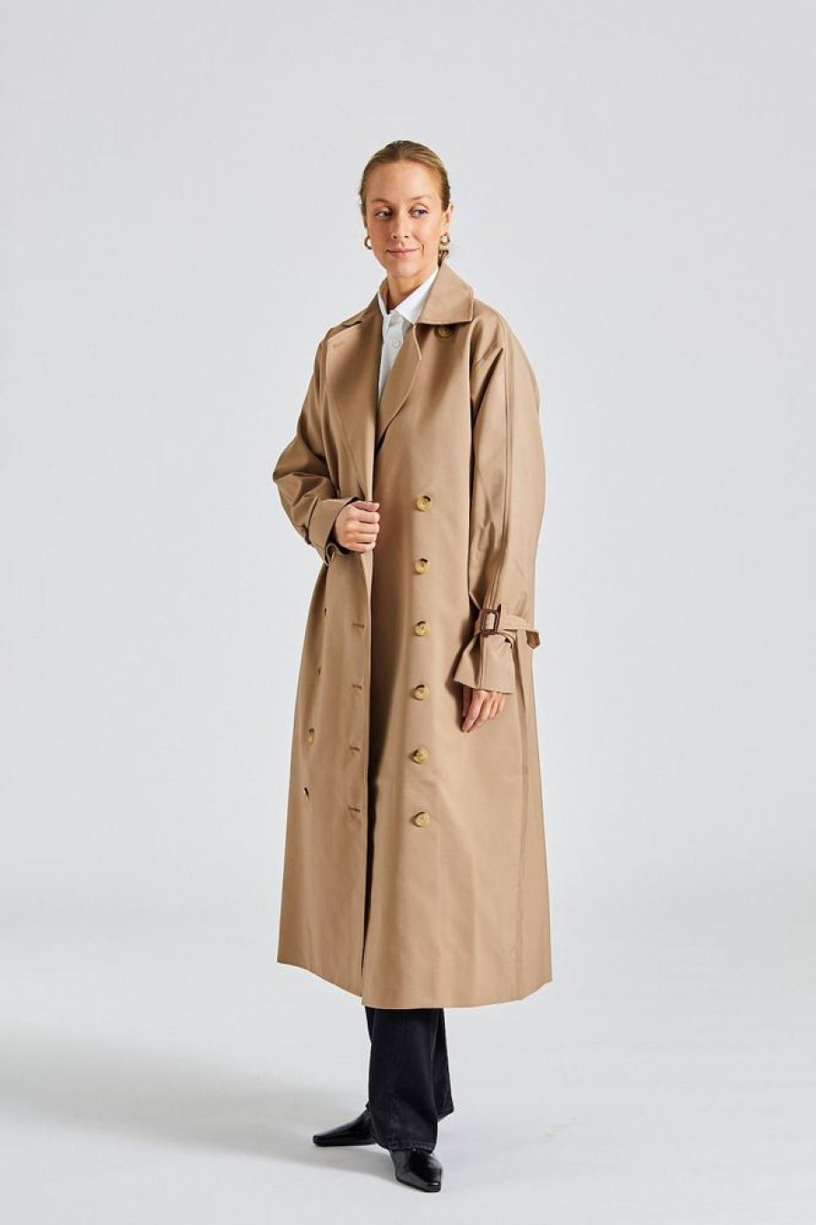 Dame Toteme Jakker | Signature Trench Khaki