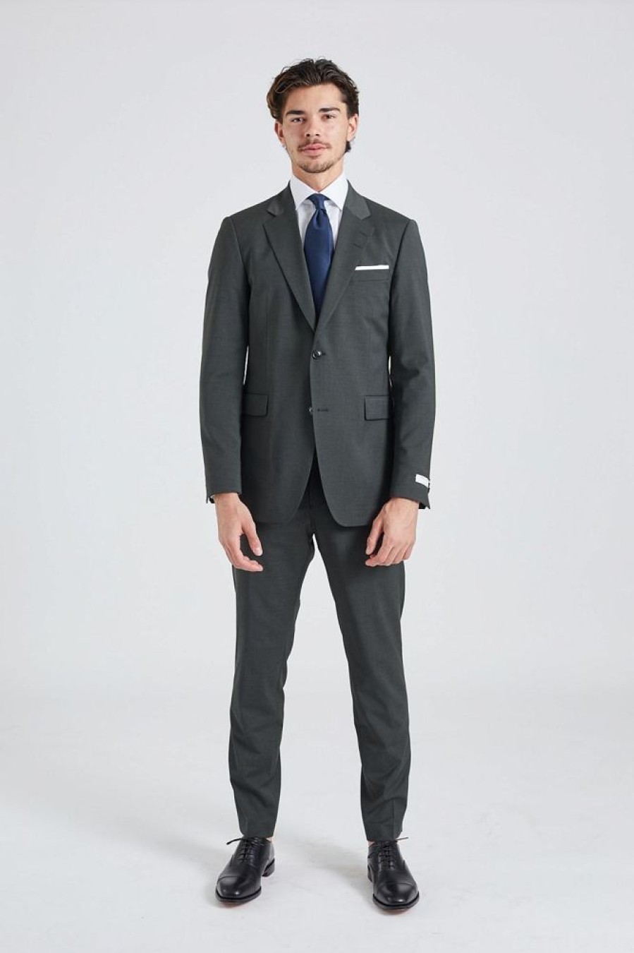 Herre Tiger of Sweden Dresser | Justin Tenutas Suit Olive Extreme