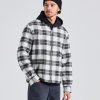 Herre Holzweiler Jakker | Elja Zip Check Shirt White Mix