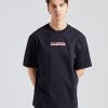 Herre Acne Studios T-Skjorter | Fn-Mn-Tshi000583 Black