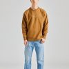 Herre Acne Studios Gensere | Stamp Logo Sweater Mud Beige Fn-Mn-Swea000361