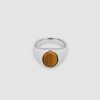 Herre Tom Wood Jewelry | Lizzie Ring Tiger Eye